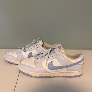 Nike White and Blue Athletic Shoes